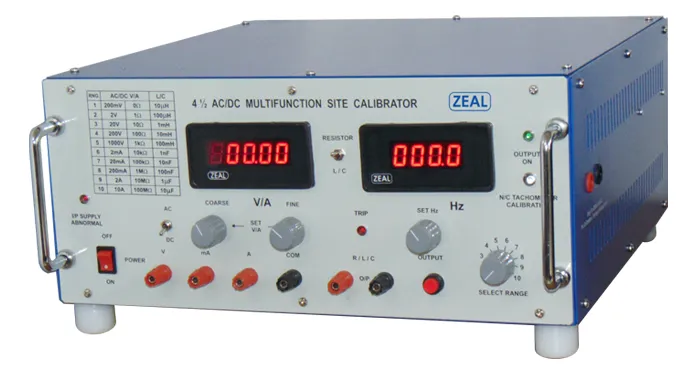 ZMSMFC 4.5 (4 ½) AC / DC <br>Multi Function Site Calibrators